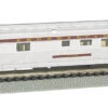 Bachmann Pennsylvania Silver W/Tuscan Stripe- 85 FT OBS W/ Lighted Int. N -Model Train Shop 14552