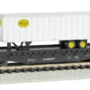 Bachmann New York Central® 52ft Flat Car W/ NYC® 35ft Trailer (N Scale) -Model Train Shop 16753