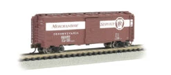 Bachmann Pennsylvania Merchandise Service - AAR 40' Steel Box Car (N)