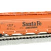 Bachmann Santa Fe - ACF 56' 4-Bay Center Flow Hopper (N Scale) -Model Train Shop 17551
