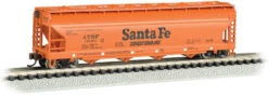 Bachmann Santa Fe #101414- ACF 56' 4-bay Center Flow Hopper N Scale