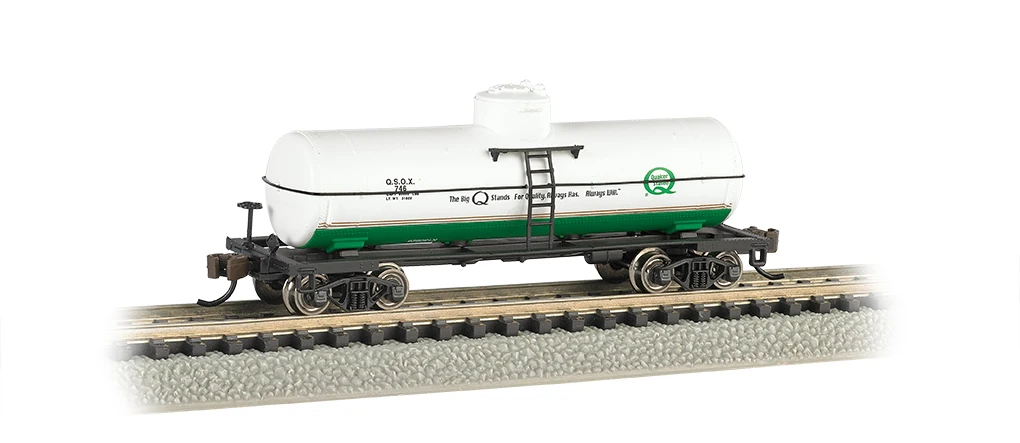 Bachmann Quaker State - ACF 36.5' 10K Gal 1-Dome Tank Car (N Scale) 3 Bachmann Quaker State - ACF 36.5' 10K Gal 1-Dome Tank Car (N Scale)