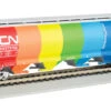 Bachmann Canadian National Demonstrator - 4 Bay Cylindrical Grain Hopper -Model Train Shop 19133