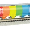 Bachmann CN - Demonstrator - 4 Bay Cylindrical Grain Hopper (N Scale) -Model Train Shop 19151