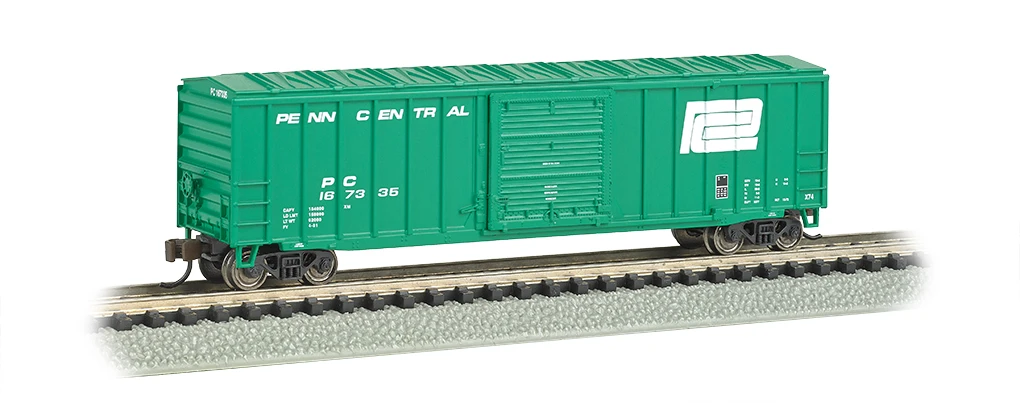 Bachmann Penn Central - ACF 50.5' Outside Braced Box Car (N Scale) 3 Bachmann Penn Central - ACF 50.5' Outside Braced Box Car (N Scale)