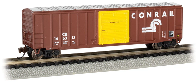 Bachmann Conrail- ACF 50.5' Outside Braced Box Car (N Scale) 3 Bachmann Conrail- ACF 50.5' Outside Braced Box Car (N Scale)