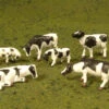 Bachmann Cows - Black & White - HO Scale -Model Train Shop 33103
