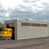 Bachmann Single Stall Shed (HO Scale) -Model Train Shop 35115