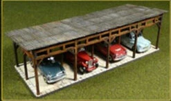 Bachmann Laser-Cut Car Shed Kit (HO Scale)