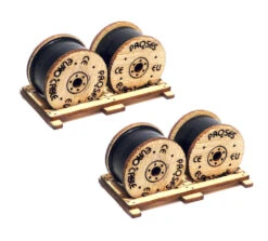 Bachmann HO Scale Cable Drums - Kit (2 Per Pack)