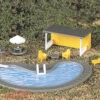 Bachmann Swimming Pool & Accessories (HO Scale) -Model Train Shop 42215