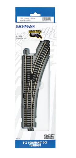 Bachmann E-Z Command® DCC Turnout - Right (HO Scale)