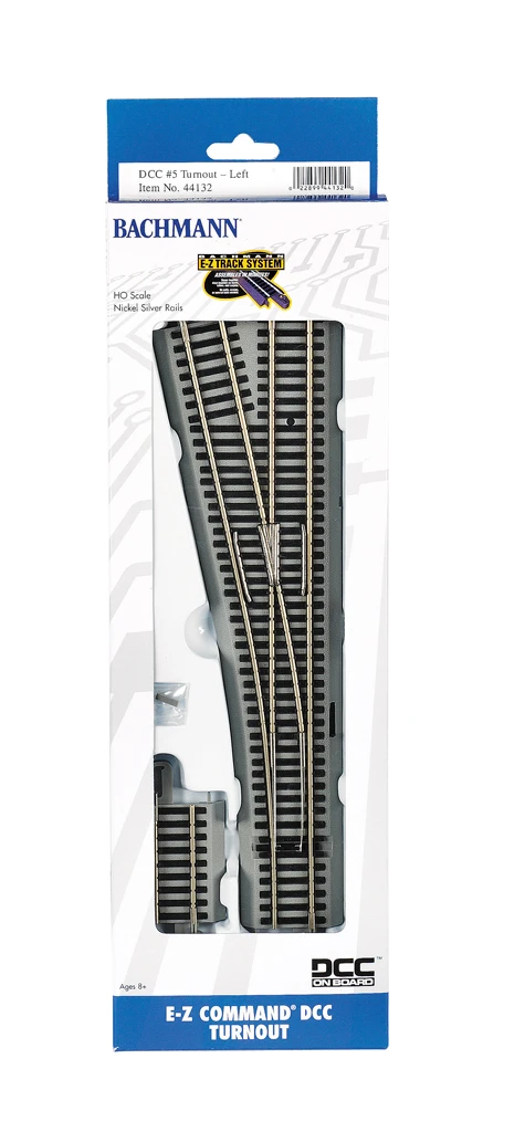 Bachmann E-Z Command® DCC #5 Turnout - Left (HO Scale) 3 Bachmann E-Z Command® DCC #5 Turnout - Left (HO Scale)