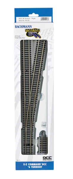 Bachmann E-Z Command® DCC #6 Turnout - Right (HO Scale)