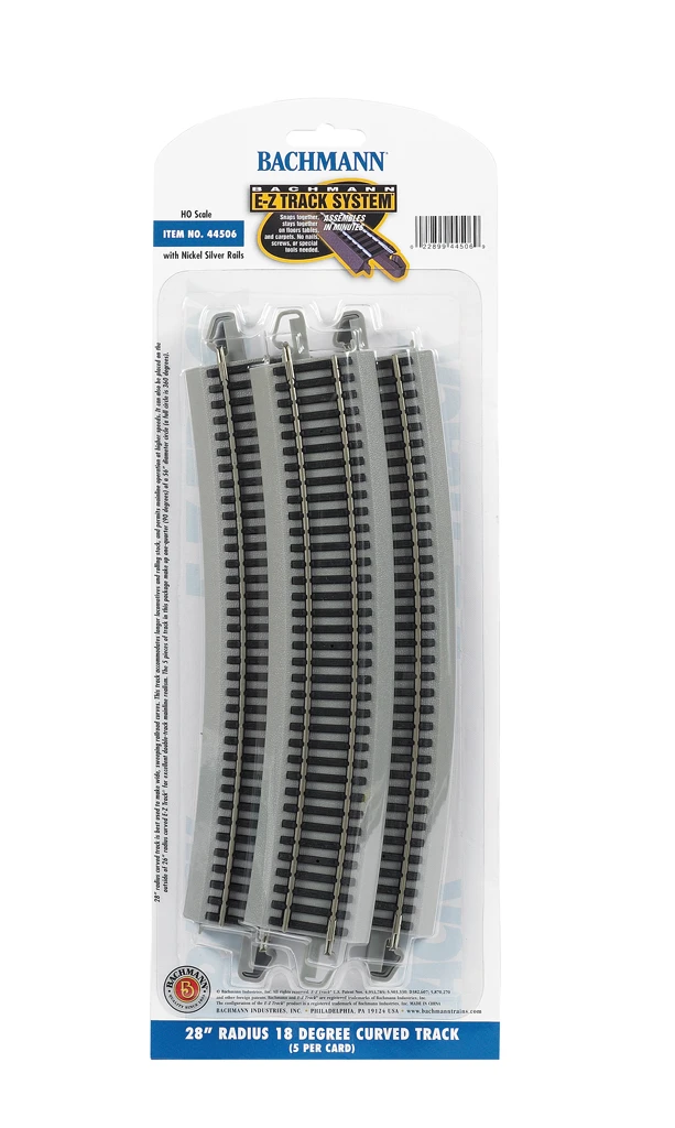 Bachmann 28" Radius 18 Degree Curved (HO Scale) 3 Bachmann 28" Radius 18 Degree Curved (HO Scale)