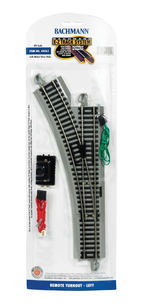 Bachmann Remote Turnout - Left (HO Scale) 3 Bachmann Remote Turnout - Left (HO Scale)