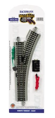 Bachmann Remote Turnout - Right (HO Scale) 3 Bachmann Remote Turnout - Right (HO Scale)