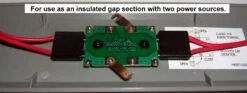 Bachmann 9" Power Terminal With Insulated Gap (HO Scale) 9 Bachmann 9" Power Terminal With Insulated Gap (HO Scale) -Model Train Shop 44597 03