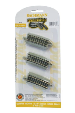 Bachmann Quarter Section 15.50" Radius Curved Track (N Scale)