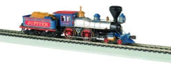 Bachmann Central Pacific 'Jupiter' - DCC Ready (HO American 4-4-0) (HO)