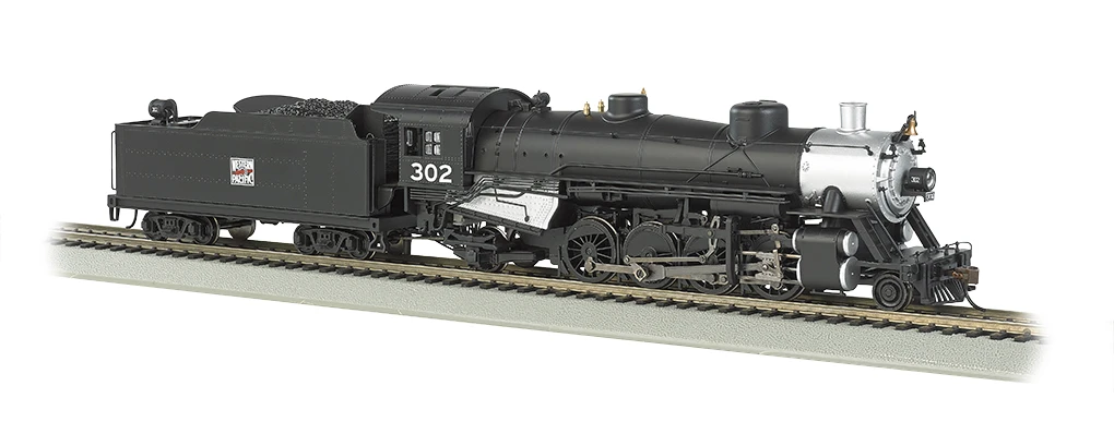 Bachmann Western Pacific® #302 Light 2-8-2 W/Medium Tender - DCC Ready HO 3 Bachmann Western Pacific® #302 Light 2-8-2 W/Medium Tender - DCC Ready HO