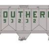 Bachmann Southern - PS-2 Three-Bay Covered Hopper (N Scale) -Model Train Shop 73851
