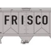 Bachmann Frisco - PS-2 Three-Bay Covered Hopper (N Scale) -Model Train Shop 73855