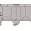 Bachmann New York Central - PS-2 Three-Bay Covered Hopper (N Scale) -Model Train Shop 73856