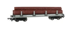 Bachmann Sodor Logging Company Flat Wagon With Logs (HO Scale)