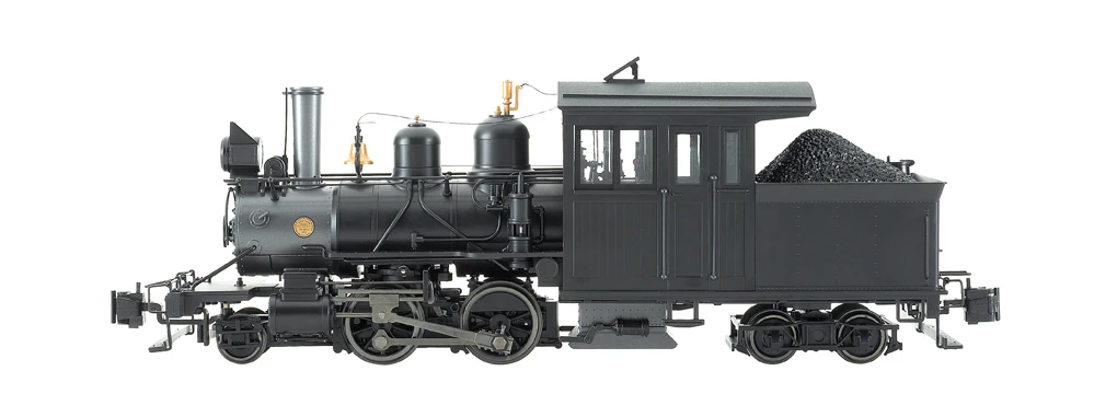 Bachmann Painted, Unlettered - Inside Frame (Black) Forney 2-4-4 G Scale 3 Bachmann Painted, Unlettered - Inside Frame (Black) Forney 2-4-4 G Scale