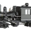 Bachmann Black W/White Running Board Stripes - Two-Truck Climax DCC Sound -Model Train Shop 86097