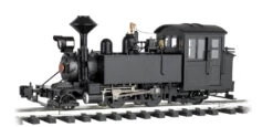 Bachmann Unlettered - Black -2-4-2 Locomotive (G Scale)