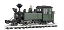 Bachmann Unlettered - Green/Black W/ White Pinstripes -2-4-2 Locomotive G
