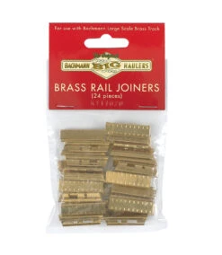 Bachmann Brass Rail Joiners 24/Bag - Brass Track (Large Scale)