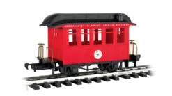 Bachmann Coach - Short Line Railroad - Red With Black Roof (G Scale)