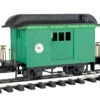 Bachmann Baggage - Short Line Railroad - Green With Black Roof (G Scale) -Model Train Shop 97092