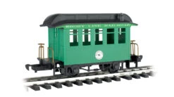Bachmann Coach - Short Line Railroad - Green With Black Roof (G Scale)