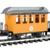 Bachmann Coach - Short Line Railroad - Yellow With Silver Roof (G Scale) 2 Bachmann Coach - Short Line Railroad - Yellow With Silver Roof (G Scale) -Model Train Shop 97097