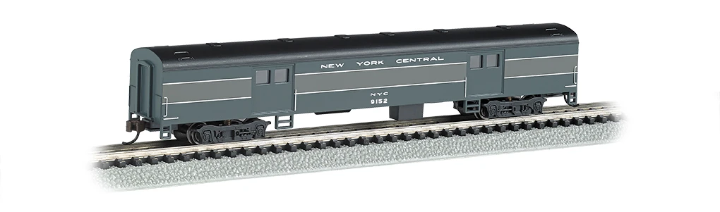 Bachmann New York Central - 72ft Smooth-Sided Baggage Car (N Scale)