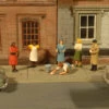 Bachmann Sidewalk People - HO Scale -Model Train Shop BAC33117