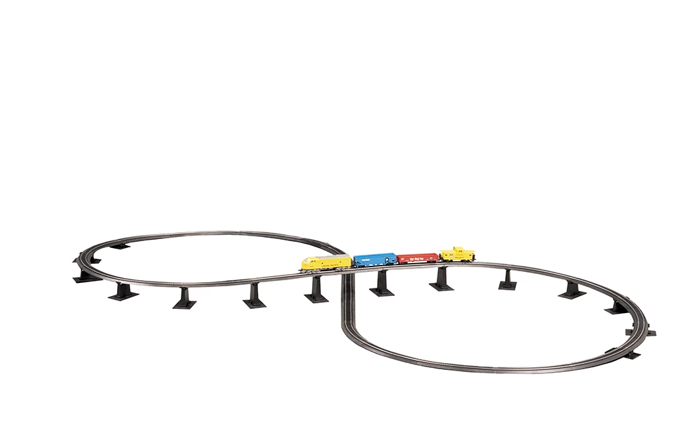 Bachmann Steel Alloy E-Z TRACK Over-Under Figure 8 Track Pack (HO Scale) 3 Bachmann Steel Alloy E-Z TRACK Over-Under Figure 8 Track Pack (HO Scale)