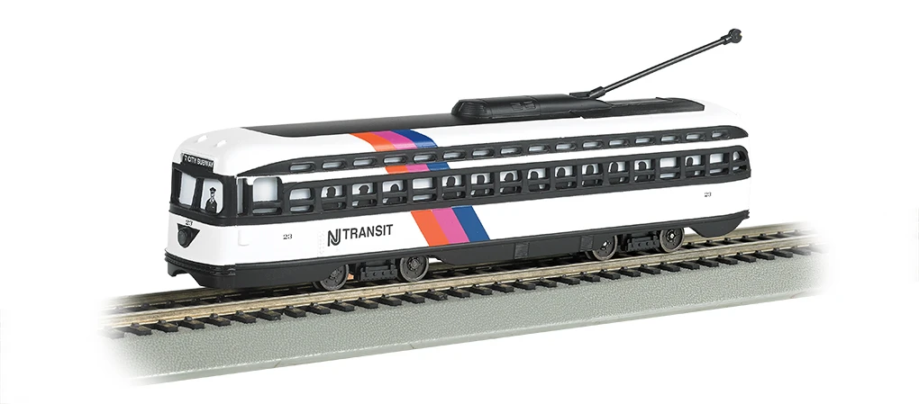 Bachmann NJ Transit- PCC Streetcar DCC Sound Value (HO Scale) 3 Bachmann NJ Transit- PCC Streetcar DCC Sound Value (HO Scale)