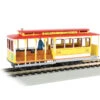 Bachmann Yellow & Red - Cable Car With Grip Man (HO Scale) -Model Train Shop BAC60538