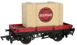 Bachmann 1 Plank Wagon With Brendam Cargo & Freight Crate (HO Scale)