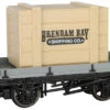Bachmann 1 Plank Wagon With Brendam Bay Shipping Co. Crate (HO Scale) -Model Train Shop BAC77403