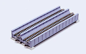 186mm Double Track Plate Girder Bridge, Gray KATO 20-457 3 186mm Double Track Plate Girder Bridge, Gray KATO 20-457