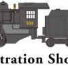 Bachmann Jersey Central #105 - USRA 0-6-0 W/Short Haul Tender (HO Scale) -Model Train Shop T50404